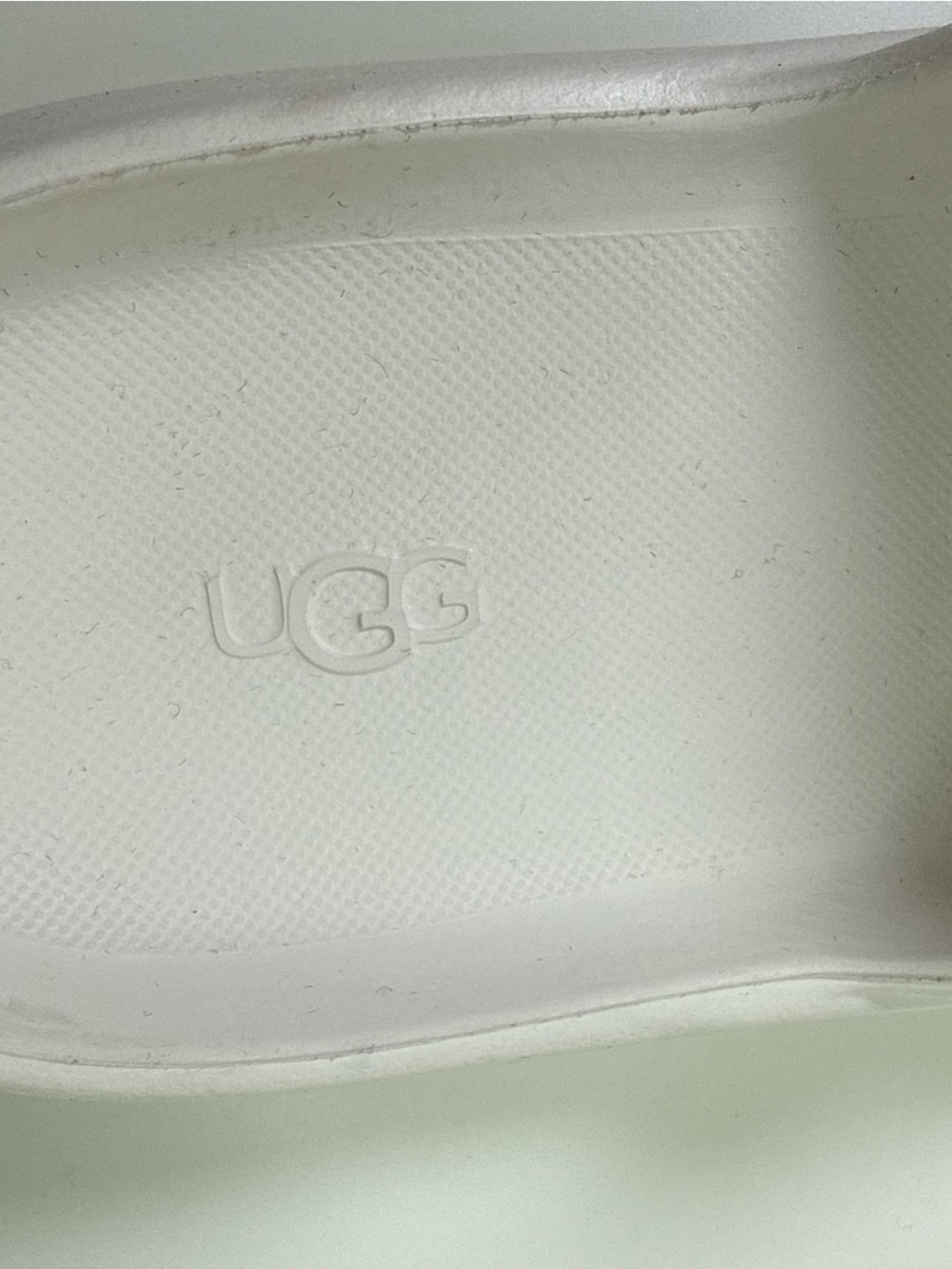 UGG Sport Yeah Slide Sandals White Waterproof Slip On Slides Women's Size 8 - Picture 11 of 15